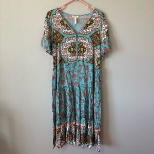 Matilda Jane tiered Dress Oversized Small